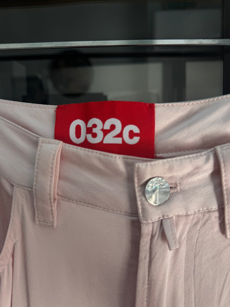 032C сатенен панталон с ципове