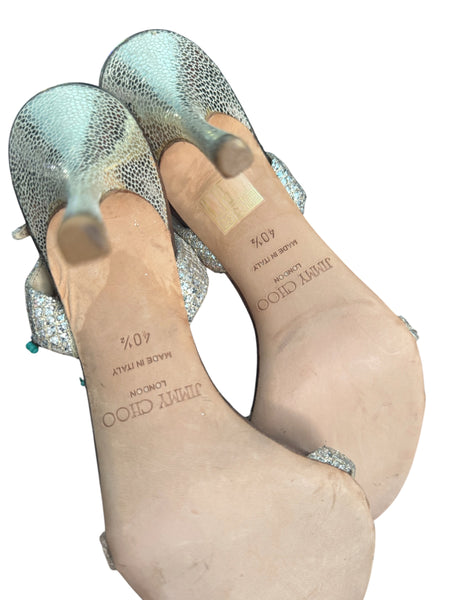 Jimmy Choo златни обувки на ток