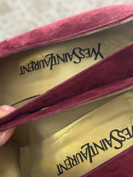 Yves Saint Laurent винтидж обувки на ток