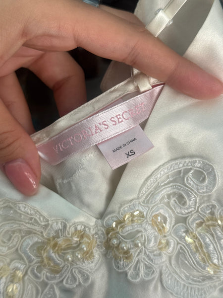 Victoria's Secret винтидж сатенена дълга нощница