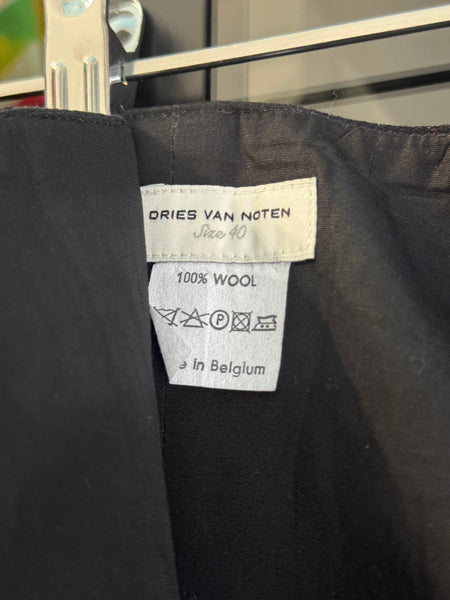 Dries Van Noten вълнен панталон
