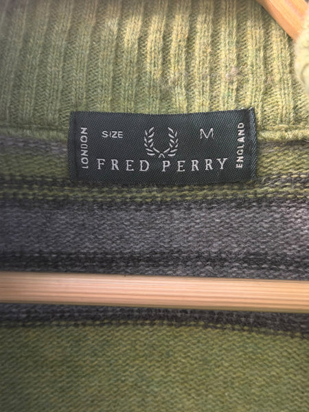 Fred Perry вълнен пуловер на райе