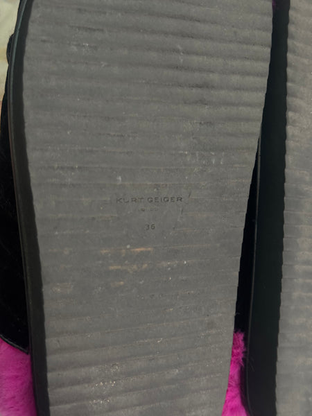 Kurt Geiger сандали с косъм