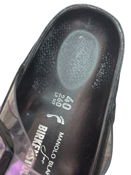 Manolo Blahnik x Birkenstock чехли