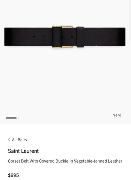 Saint Laurent колан