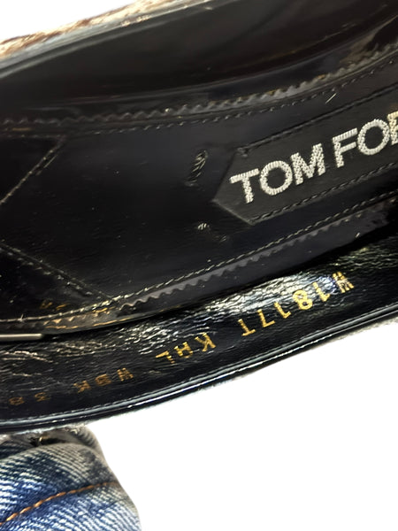 Tom Ford обувки на ток с косъм