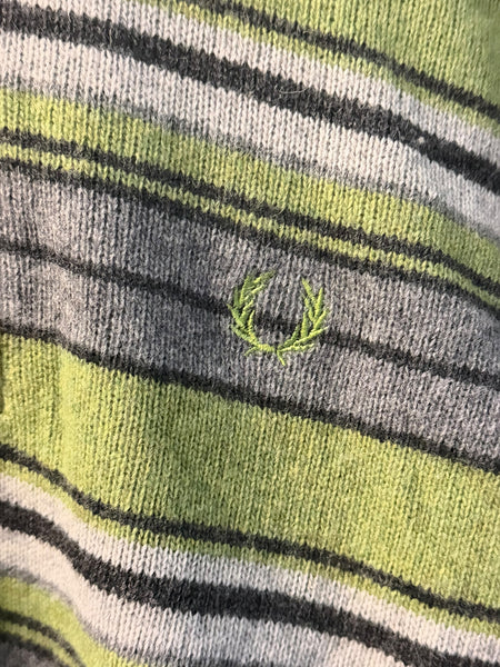 Fred Perry вълнен пуловер на райе