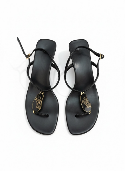 Versace kitten heel sandals