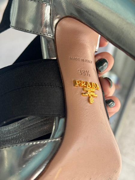 Prada сандали на ток