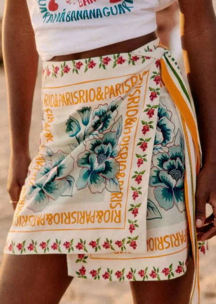 Farm Rio x Sezane skirt