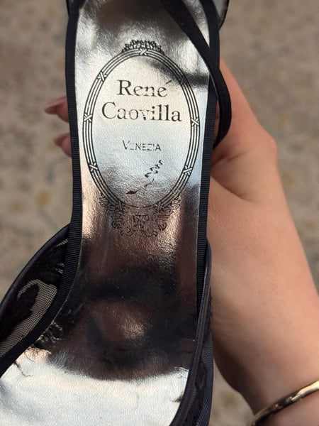 Rene Caovilla винтидж обувки на ток