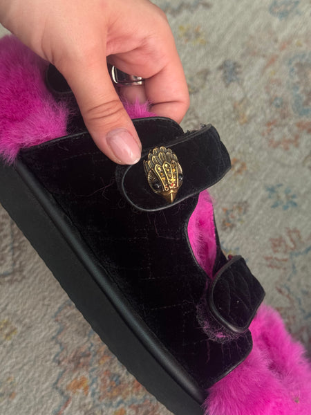 Kurt Geiger сандали с косъм