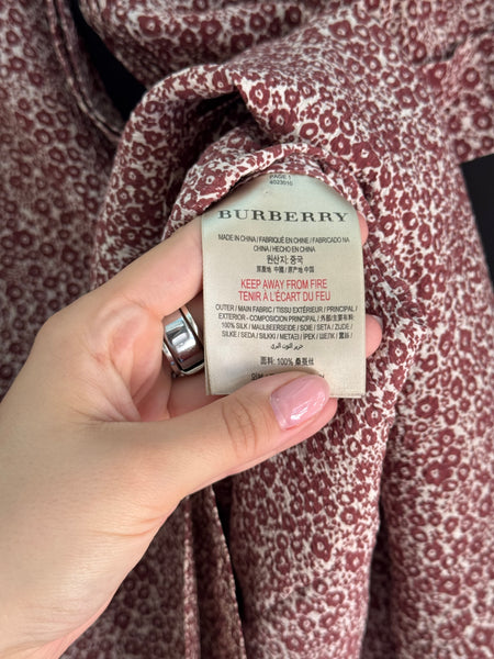 Burberry копринена рокля