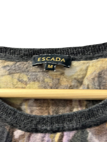 Escada плетена блуза с къс ръкав