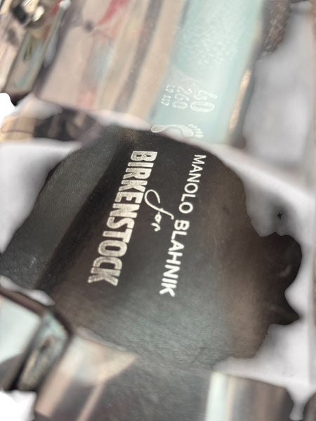 Manolo Blahnik x Birkenstock чехли