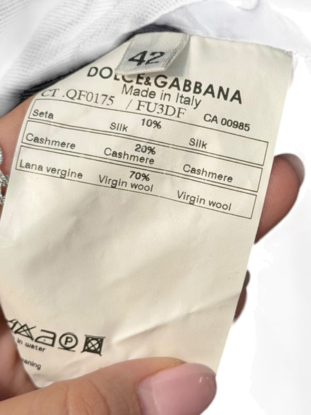 Dolce & Gabbana тренч от вълна, кашмир и коприна