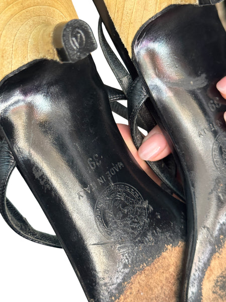 Versace kitten heel sandals