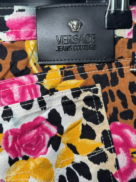 Versace Jeans Couture винтидж леопардов панталон