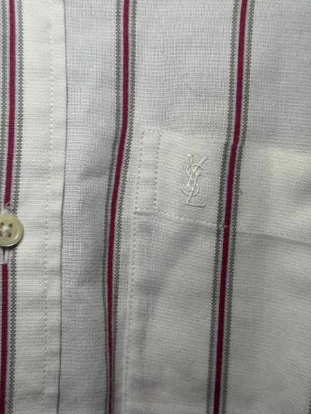 Yves Saint Laurent винтидж мъжка риза с къс ръкав