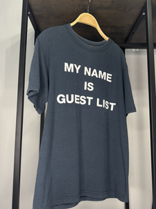 My Name Is Guest List винтидж тениска