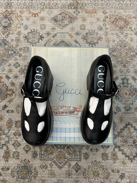 Gucci FW20 Mary Jane обувки на платформа