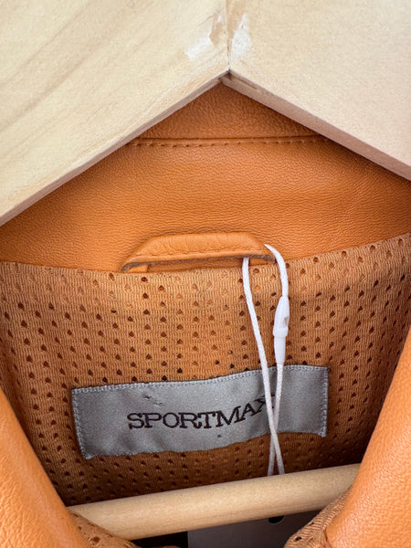 Sportmax яке от естествена кожа