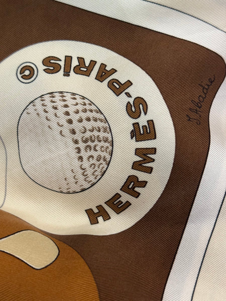 Hermés x Julia Abadie копринен шал