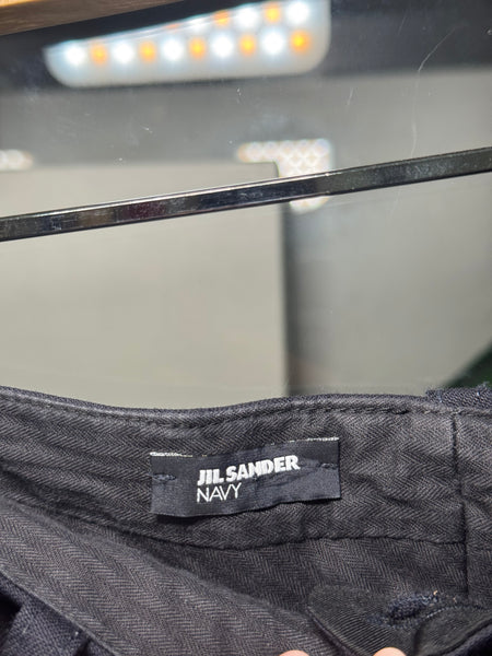 Jil Sander Navy вълнени къси панталонки