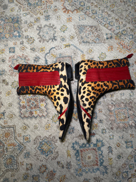 Dior by John Galliano леопардови боти