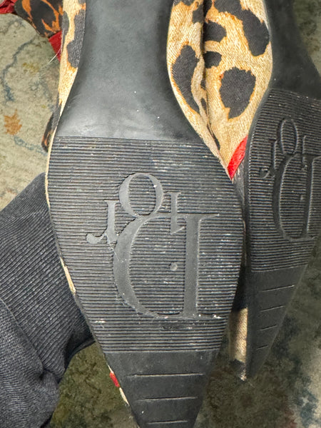 Dior by John Galliano леопардови боти