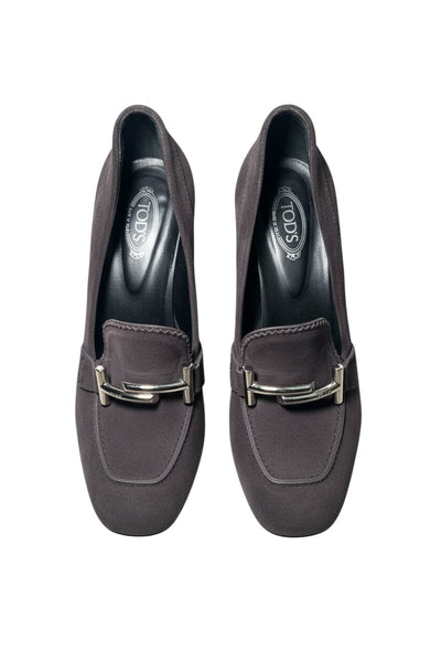 Tod’s велурени обувки на ток