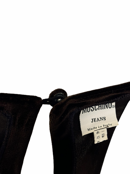 Moschino кадифена рокля