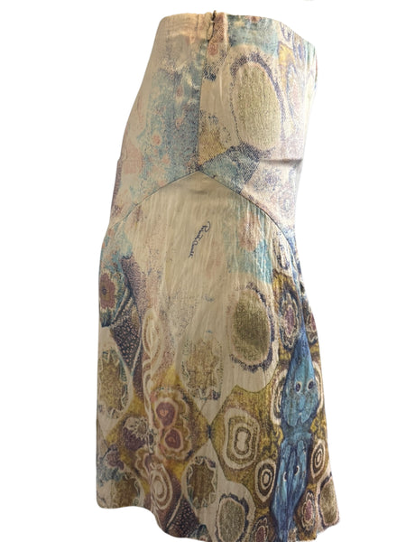 Roberto Cavalli S/S 2002 копринена пола