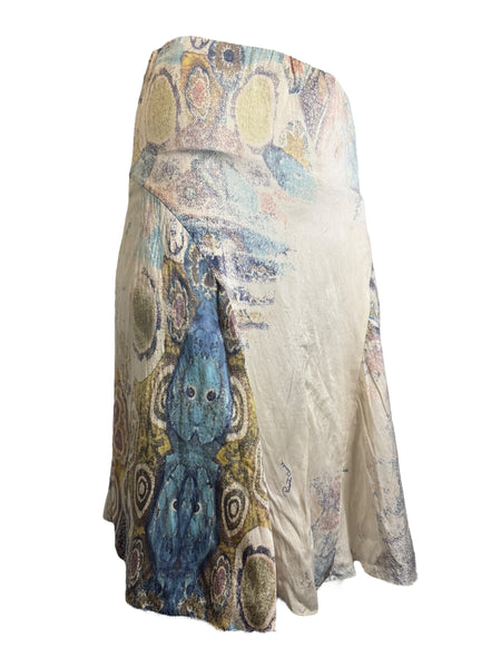 Roberto Cavalli S/S 2002 копринена пола