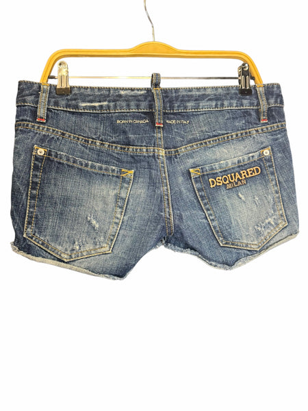Dsquared2 къси дънкови панталонки