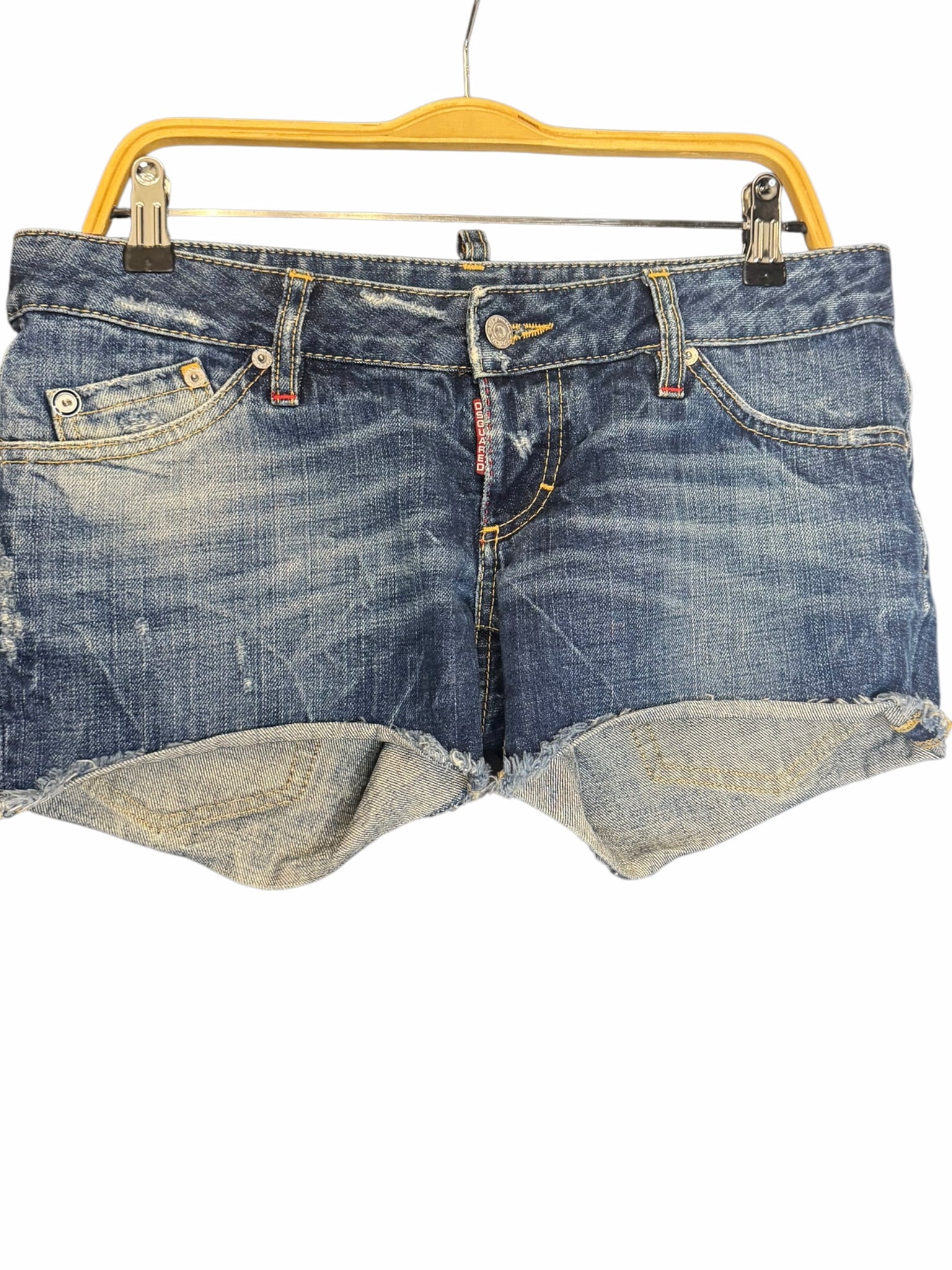 Dsquared2 къси дънкови панталонки
