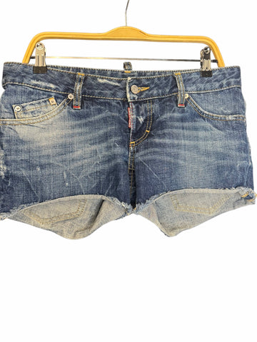 Dsquared2 къси дънкови панталонки