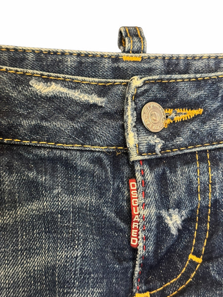 Dsquared2 къси дънкови панталонки