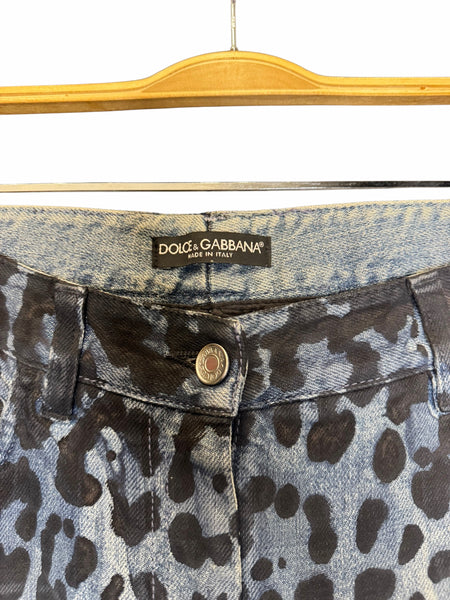 Dolce & Gabbana леопардов панталон