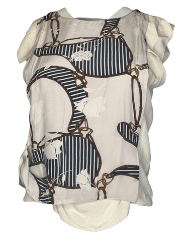 Aquascutum копринена блуза