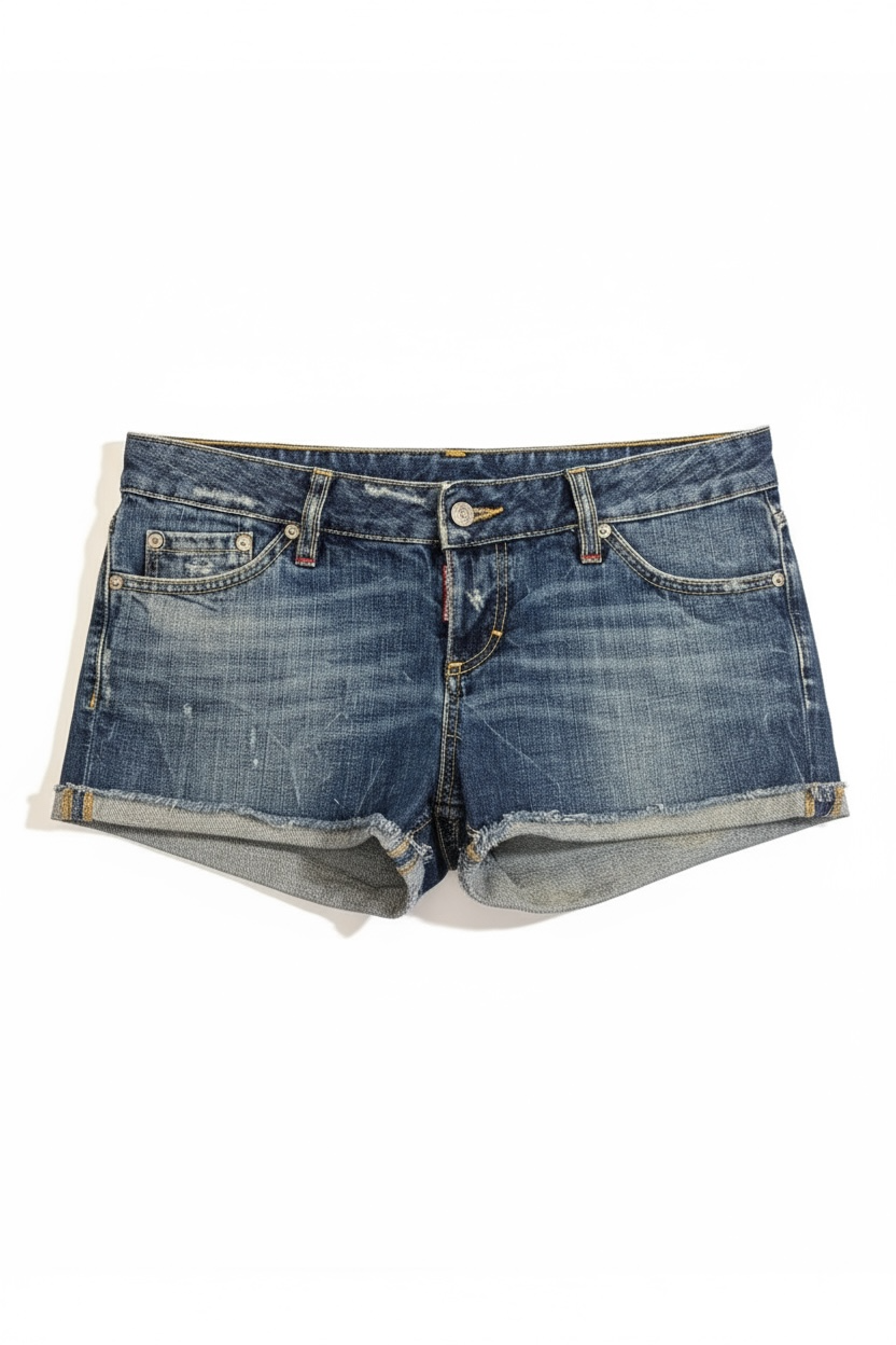 Dsquared2 къси дънкови панталонки