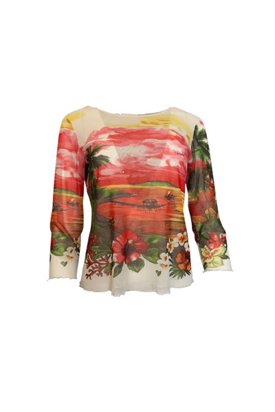 Винтидж меш блуза