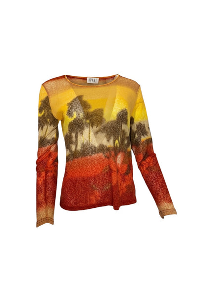 Винтидж меш блуза