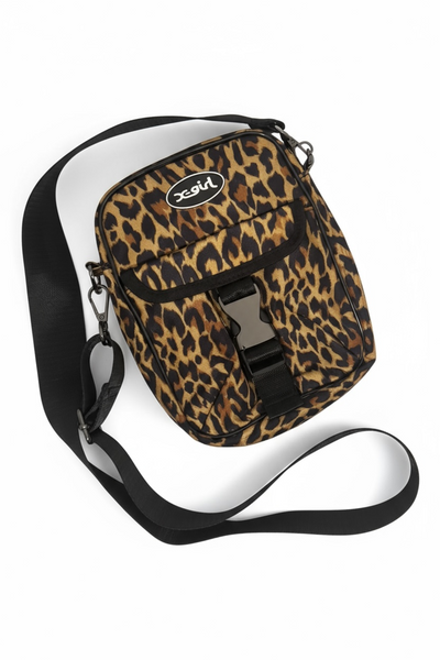 X-Girl леопардова чанта