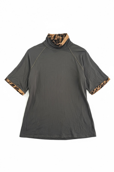 Cavalli блуза с намачкан ефект