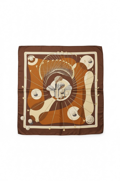 Hermés x Julia Abadie копринен шал