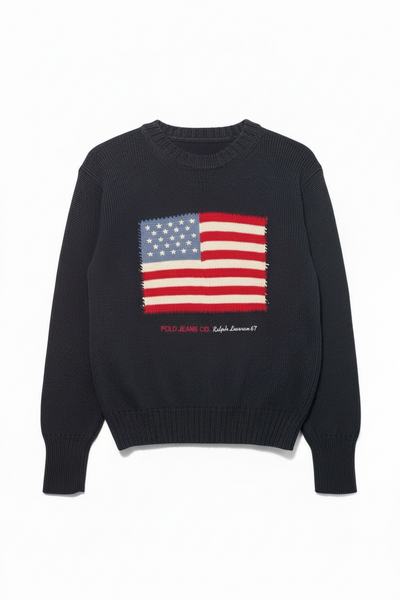 Ralph Lauren вълнен пуловер с американското знаме