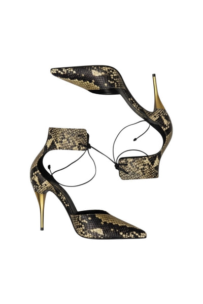 Gucci Garden Limited Edition Python обувки на ток